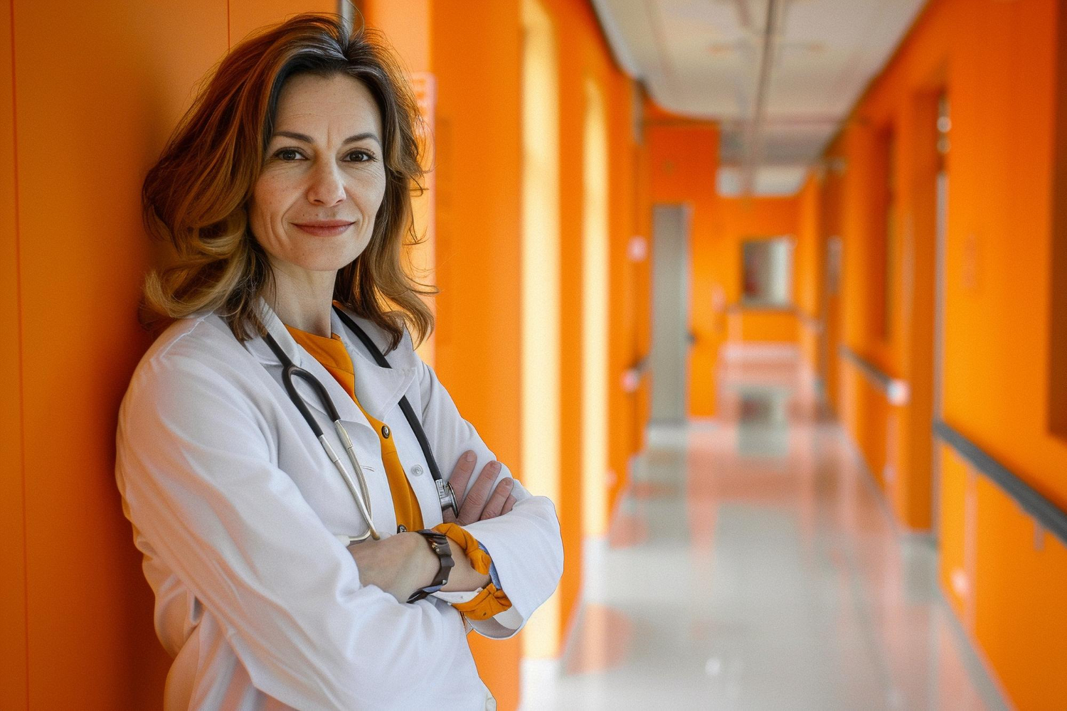 Consultor con dueño de clínica